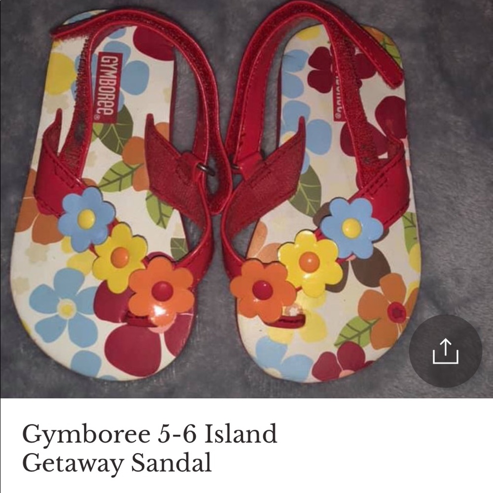 EUC GYMBOREE ISLSND GETAWAY SANDALS/FLIP FLOPS